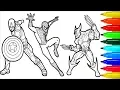 Spiderman Iron Man Deadpool Captain America Wolverine Coloring Pages Superheros Coloring Pages