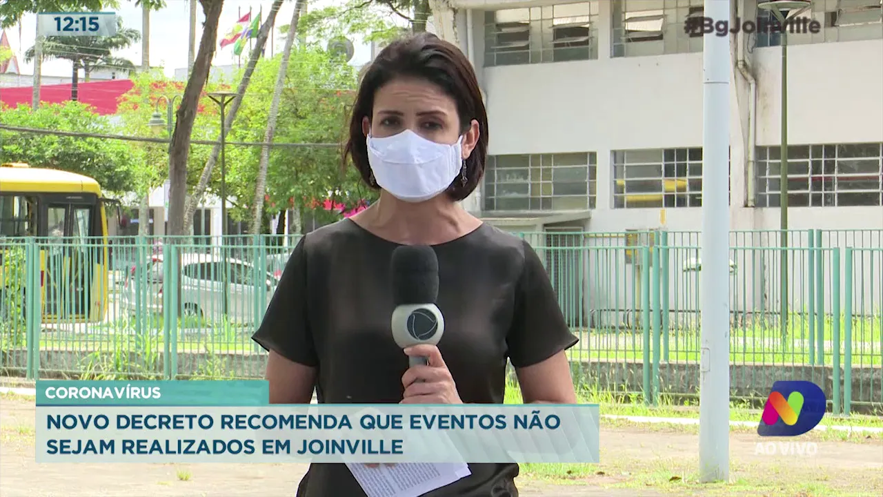 Coronavírus: Novo decreto recomenda que eventos não sejam realizados em Joinville