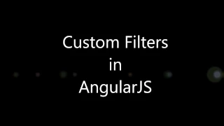 AngularJS Filters by CodesRoom