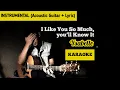 Download Lagu I Like You So Much, You’ll Know It - Ysabelle KARAOKE (Instrumental / Acoustic Guitar + Lyric)