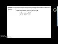 Excluded Values Concept and Examples