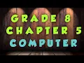 GRADE 8 CHAPTER 5 COMPUTER SCIENCE CBSE NCERT