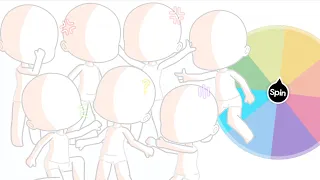 HUGE Friend Group Spin the Wheel OC Challenge 7 BESTIES Gacha Club