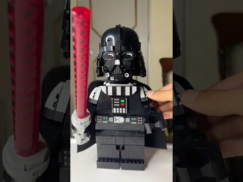 ¡Construí un Darth Vader GIGANTE de LEGO! #shorts