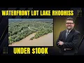 Waterfront Lot Under 100K on Lake Rhodhiss Lake Rhodhiss Estates Valdese NC