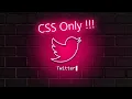 CSS Glowing Icon with Text Typing Animation Effects CSS Neon Glow Effect Animation