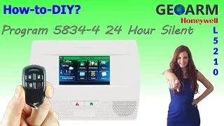 Honeywell 5834-4 - How to Program 24-Hour Silent Panic L5210 System