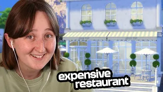 I built an *EXPENSIVE* restaurant in The Sims 4!
