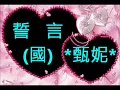 NO:229 誓言- 甄妮 (國語) (娛己娛人卡拉OK) - 特大字幕MV