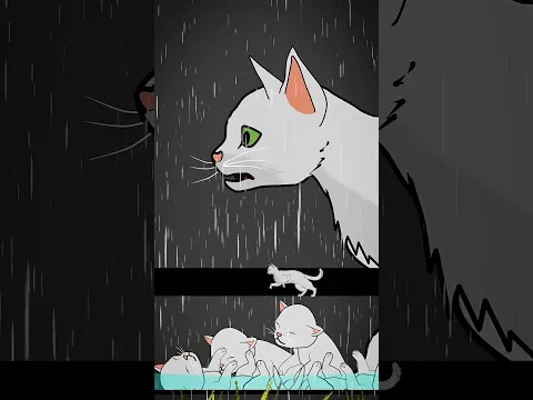 ❤️ Die Katzenmutter rettet ihre Jungen aus dem Rohr
