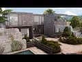 Mid-Century Modern House / The Sims 4 / no cc / stop motion