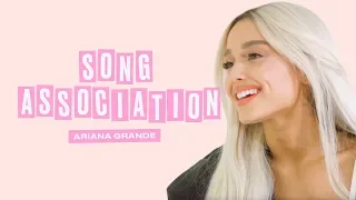 Download Ariana Grande Premieres a New Song from Sweetener in a Game of Song Association | ELLE MP3