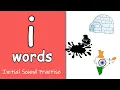 i Words Phonics Initial Sounds