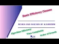 Basic Efficiency Classes Time Complexity Lec 11 Design Analysis of Algorithm