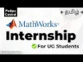 Mathworks Internship for Undergraduate Students
