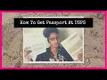 HOW TO GET A PASSPORT AT USPS Jamequa Stephens