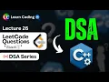 C DSA Part-2 Stack Leetcode Problems Data Structure Algorithms