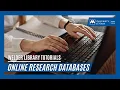 Welder Library Databases Tutorial
