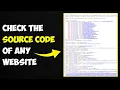 How to Check the Source Code of Any Web Page Step-by-Step Guide
