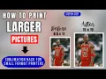 How To Print Larger Than 8 5 x 11 Sublimation Hack For Small Format Printers
