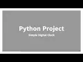 Python Digital Clock Project
