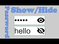 Password Input - Box in HTML Form