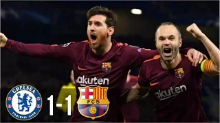 Chelsea Vs Barcelona 1 1 All Goals Highlights UCL 21 02 2018 HD 