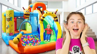 Oliver turned House Into a Trampoline Park!