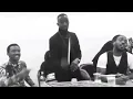 Luke James, Alge Smith, Elijah Kelley practicing Can You Stand The Rain