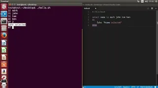 Shell Scripting Tutorial for Beginners 21 Select loop