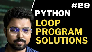 29 Python loop program solutions Python for Beginners in Hindi Full Course