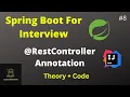 Controller vs RestController in spring c framework spring boot interview preparation