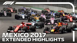 The Day Lewis Hamilton Secured His Fourth Title 2017 Mexico City Grand Prix Extended Highlights