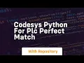 Codesys python for plc perfect match