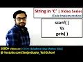 Difference between scanf and gets function to read string in c programming language