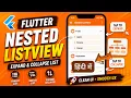 How to Create Nested List View in Flutter App Complete Tutorial IT WALA HINDI-