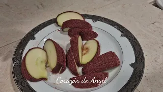Como comerte una rica y deliciosa 😋manzana verde