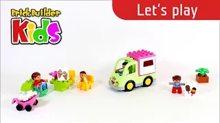 Lego DUPLO 10585, 10586 Mom and Baby Go for Ice Cream - Let's play - Lego Speed Build for Kids