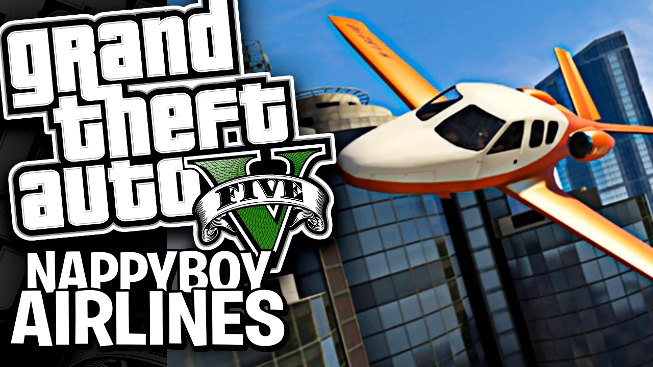 NAPPYBOY AIRLINES - GTAV Online w/ TheKingNappy + Friends!