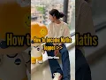 how to become Maths Topper