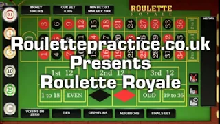 Play Free Roulette Royale at roulettepractice co uk