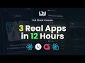 Build and Deploy 3 Modern Apps and Get Hired as Full Stack Developer Full 12-Hour Course