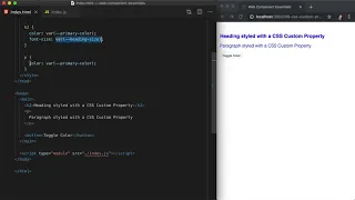CSS Custom Properties - Web Component Essentials