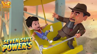 Vir The Robot Boy Attack on Robo Vir Seven Suit Cartoon for kids