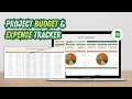 Create a Project or Event Expense Tracker and Dashboard in Google Sheets A Step-by-Step Tutorial
