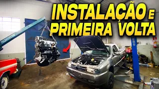 INSTALAMOS o MOTOR e DIRIGIMOS pela PRIMEIRA VEZ A SAVEIRO em 11 Anos