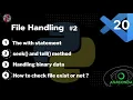 Python File Handling Seek and Tell With Binary file Os Module Learn Python Programming Hindi