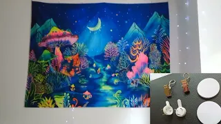 -How to properly hang Wall Tapestry -