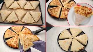 كريب المطاعم المالح بدون بيض أسهل وجبة بطريقة سريعة مع حشوات رهيبة 