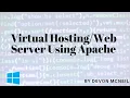 Hosting a Web Server Using Apache Virtual Host